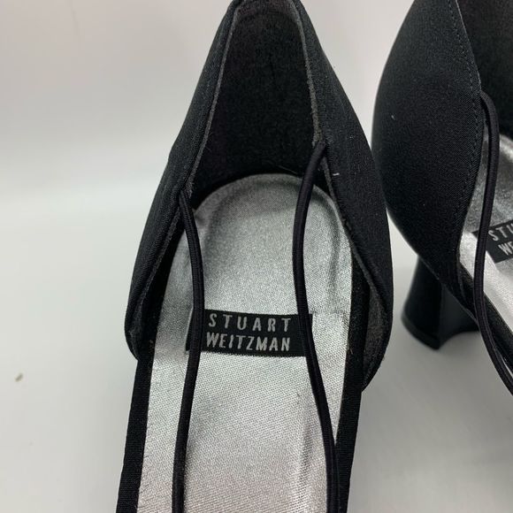 Stuart Weitzman Black event heels with crystal - Picture 6 of 8